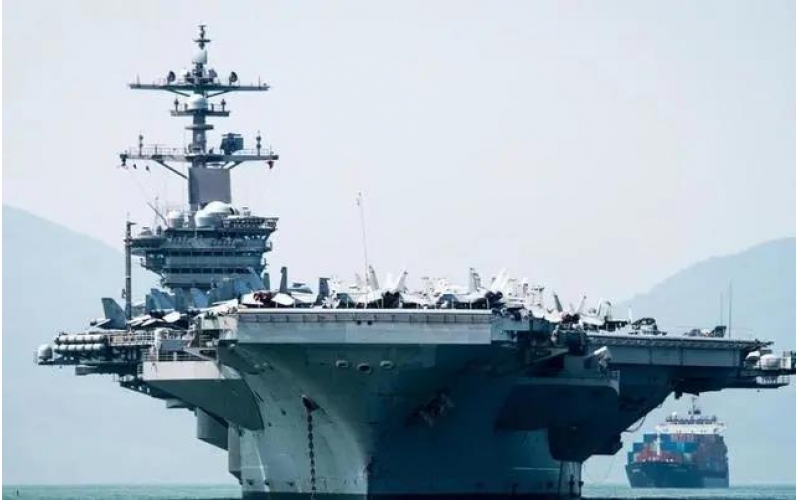 卡爾文森號滿載F35沖中國來了？山東艦率24艘戰艦出擊