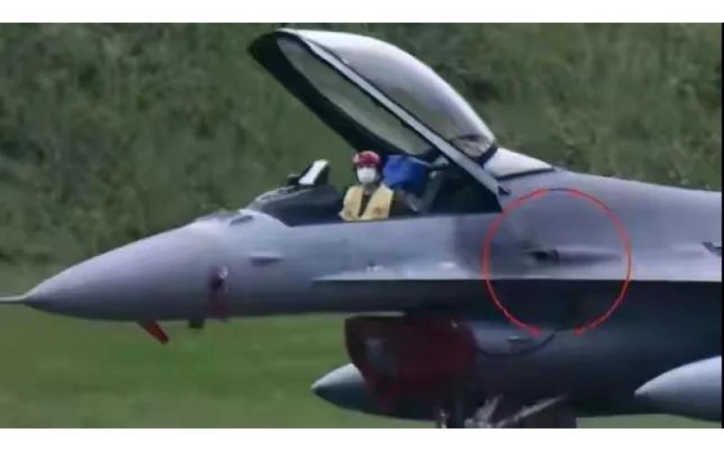 臺空軍F-16V戰(zhàn)機(jī)在演習(xí)時(shí)機(jī)身受損？